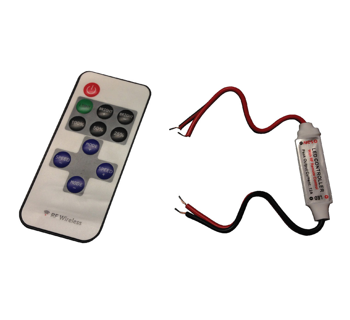  Miniature LED Light Controller With Remote