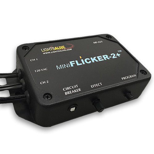  MiniFLICKER-2+ Two-channel Multi-Effect Light Controller