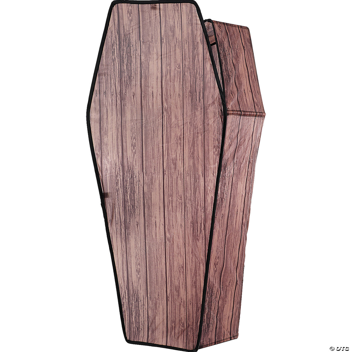  60" Wooden Coffin With Lid