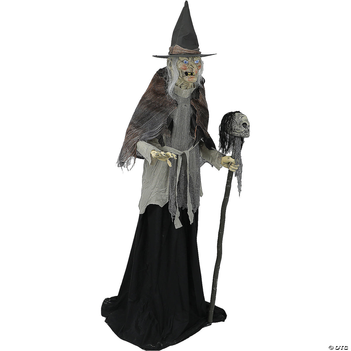  6' Lunging Witch With DigitEye Animated Prop