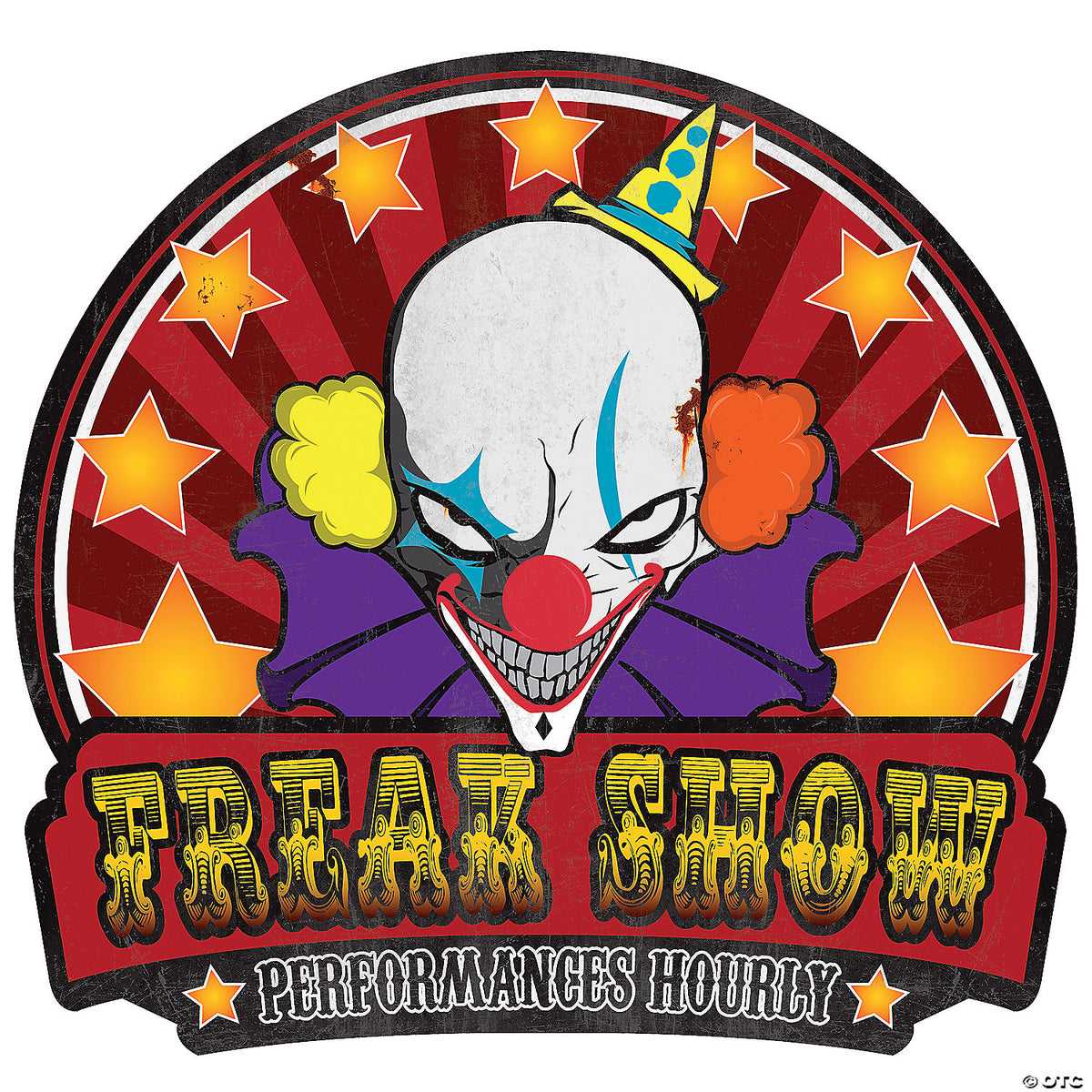  21" Freak Show Metal Sign